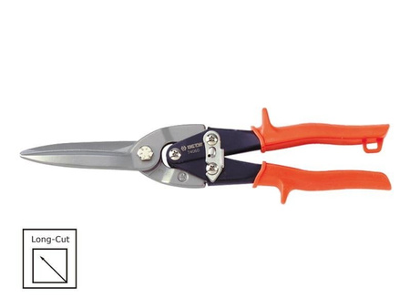 NOŻYCE DŹWIGNIOWE DO CIĘCIA KSZTAŁTOWEGO BLACH 0.94mm PROSTE, DŁUGIE