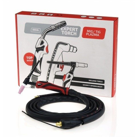 Uchwyt spawalniczy TIG 17 8m DX25 SINGLE EXPERT