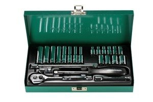 Kpl. kluczy nasadowych 1/4" calowych 23szt.  S05H2223S