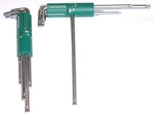 Kpl. kluczy Torx bardzo długich w obsadzie    H08ST108S