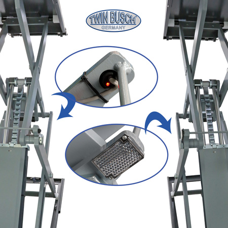 Podnośnik Nożycowy Elektromagnetyczny TWS35-20E-G naposadzkowy