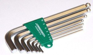 Kpl. kluczy ampulowych z kulką długich 7szt. H05SM107S