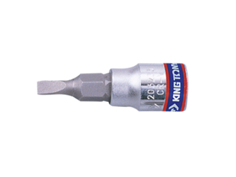 NASADKA  1/4''   Z  KOŃCÓWKĄ  PŁASKĄ  3,5 x 0,5 x 37mm