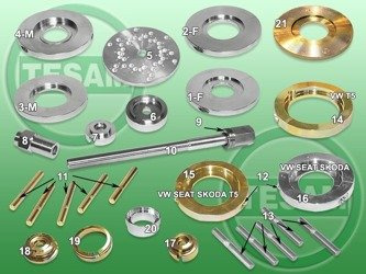 S0001683 - Volkswagen, Ford, Mazda, Volvo - Przyrząd do wymiany piasty koła - ściągacz piasty / łożyska z ABS