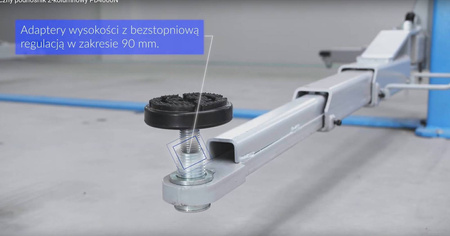 NORTEC PODNOŚNIK DWUKOLUMNOWY 4T PD4000N AUTOMAT 