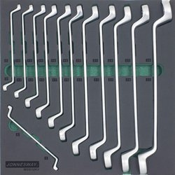 Kpl. 12szt. kluczy oczkowo-giętych we wkładce EVA W23112KV