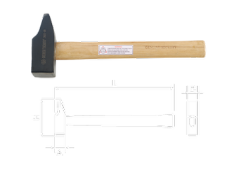MŁOTEK DO NITOWANIA  800g  320mm