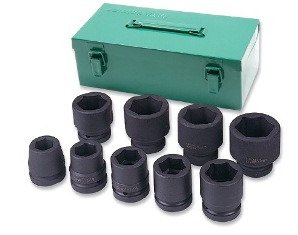 Kpl. nasadek udarowych 1" 9szt. S03A8309S