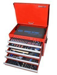 SKRZYNKA WARSZTATOWA 87419-5B Z ZESTAWEM NARZĘDZI 306cz. WYTŁOCZKI Z PIANKI