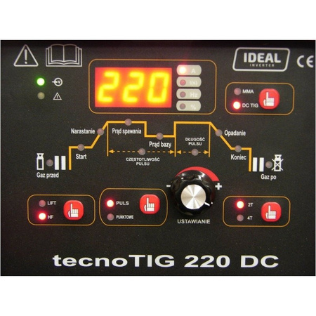 Spawarka TECNO TIG 220 DC PULSE + 265400