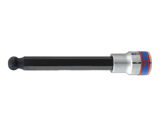 NASADKA EKSTRA DŁUGA  1/2''   Z  KOŃCÓWKĄ HEX Z KULKĄ H10 x 140mm