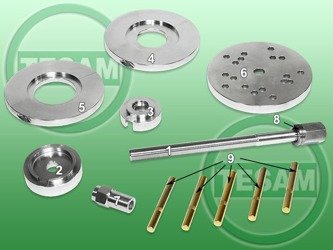 S0000986 - Przyrząd do wymiany piasty koła Ford Focus, C-Max, Mazda 3, Volvo C30 C70 S40 V50 - ściągacz piasty / łożyska z ABS