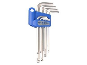 ZESTAW IMBUSÓW  9 szt.  1130S  -  HEX  Z  KULKĄ  EKSTRA  DŁUGIE  1/16" - 5/64",  UCHWYT  PLAST.  BLISTER