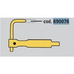 Elektroda zagięta długa