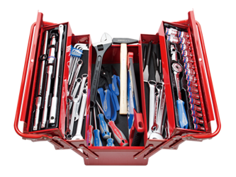 SKRZYNKA ROZCIĄGANA 87402 Z ZESTAWEM NARZĘDZI 68cz.