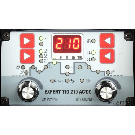 EXPERT TIG 210 AC/DC PFC z uchwytem TIG zdalna reg