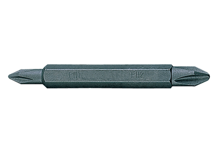 BIT DWUSTRONNY 1/4''  KRZYŻAK  No. 2/3 x 60mm