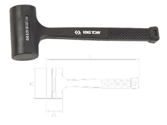 MŁOTEK BEZODRZUTOWY  1800g  368mm