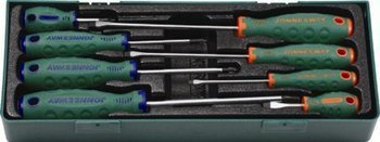 Kpl. wkrętaków z wkładką i plastik. D71PP08SP