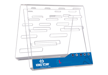 STOJAK EKSPOZYCYJNY Z PLEXI DO KLUCZY TYPU "L"