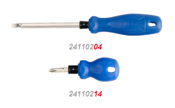 WKRĘTAK DWUSTRONNY KRZYŻAKOWY  No.2 + PŁASKI   6,5 x 1,2mm  x 100mm