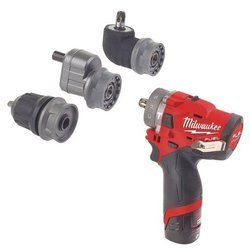 Wiertarko-wkrętarka udarowa 37 Nm z wymiennymi uchwytami M12 FPDXKIT-202X MILWAUKEE