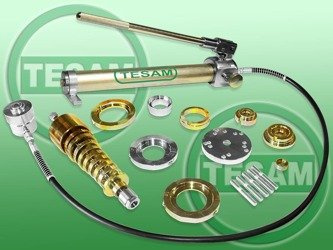 S0000593 - Przyrząd do wymiany piasty koła VW, Seat, Skoda VW T5 - ściągacz piasty / łożyska z ABS, oraz piasty z łożyskami dwurzędowymi hydrauliczny