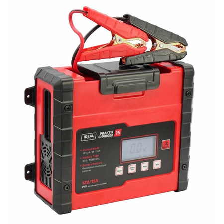 PRAKTIK CHARGER 15 LCD 12V