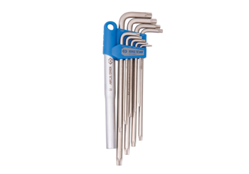 ZESTAW IMBUSÓW Z PRZEDŁUŻKĄ 10 szt. 1123 - TORX EXTRA DŁUGIE T10 - T50