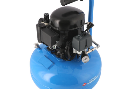 Cichy kompresor dwutłokowy L 50-24 8 bar 0.5 KM/0.37 kW 32 l/min 24 l