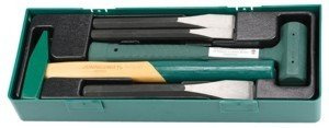 Kpl. przecinaków i młotków z wkładką i plast. AG010026SP