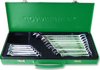 Kpl. kluczy płasko-oczkowych 16szt. W26116S