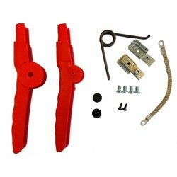 Zacisk plusowy czerwony LEMANIA P62000-P62500