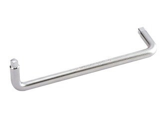 POKRĘTŁO  TRZPIENIOWE DO KORKA OLEJU TYP ''L''  90°  230mm,  KWADRAT  DWUSTRONNY  8mm x 10mm , CHROM