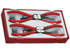 4-elementowy zestaw szczypiec do wewn. i zewn. pierścieni osadczych, Teng Tools TT474-7