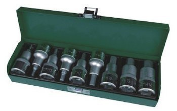 Kpl. kluczy ampulowych z nasadką 1/2" 9szt. S09H4109S