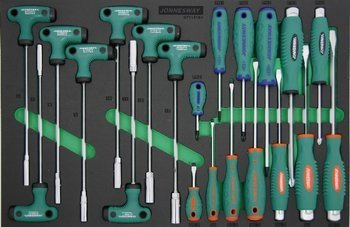 Kpl. narzędzi 21szt. we wkładce EVA D71121SV