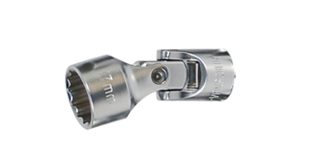 NASADKA KRÓTKA Z PRZEGUBEM 3/8" 16mm x 51mm, 12-kąt, CHROM