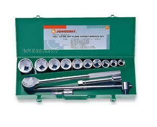 Kpl. kluczy nasadowych 6kt. 3/4" 14szt. S04H6115S