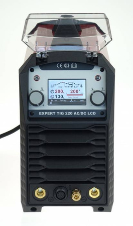 EXPERT TIG 220 AC/DC PULSE LCD +zestaw TIG