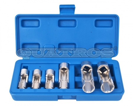 Kpl. nasadek otwartych 3/8" 1/2" 10-19mm 6szt. QS20711