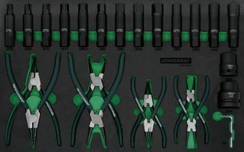 Kpl. narzędzi 24szt. we wkładce EVA AI0524SV