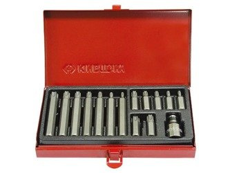 ZESTAW BITÓW 10mm 15cz. TORX T20 - T55, KASETA