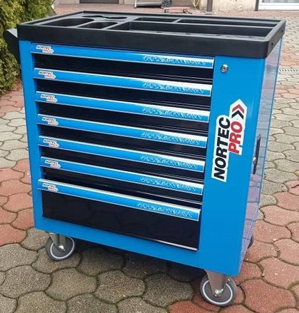 Nortec Wózek narzędziowy NORTEC PRO 7 szuflad 279 czesci