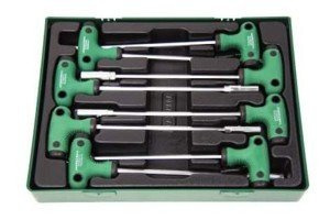 Kpl. kluczy sztorcowych z wkładką i plast. D725N08SP