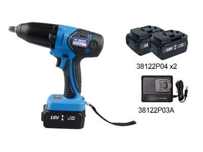 AKUMULATOROWY KLUCZ UDAROWY 1/2" 850Nm + 2 BATERIE LITOWO-JONOWE 18V