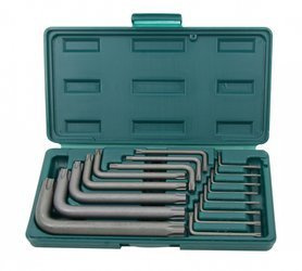 Kpl. kluczy giętych TORX T6-T70 16szt. H0816S