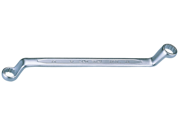 KLUCZ  OCZKOWY  ODGIĘTY  75°  19 x 22mm