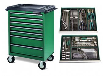 Wózek C-7DW5 z zestawem 125szt. narzędzi