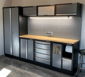 ZESTAW MEBLI WARSZTATOWYCH NUMER 3 (SZARE), 2955x460x2000mm 87D11X03A-KG